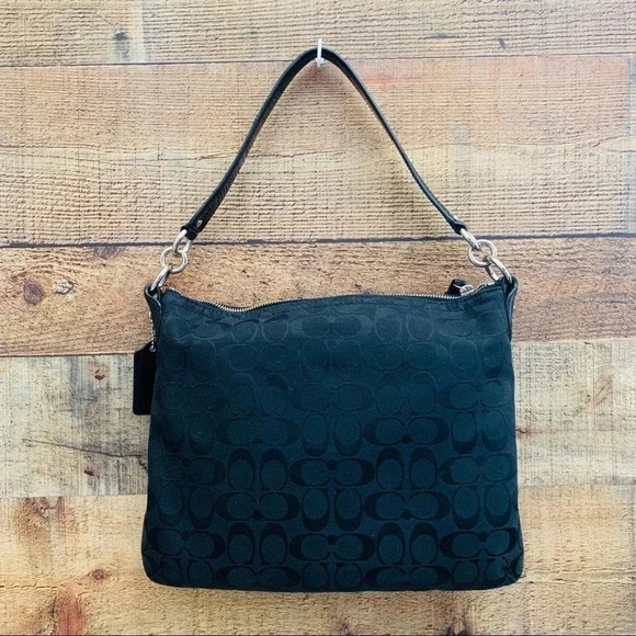 Coach Signature Poppy Shoulder Purse - Picture 3 of 8